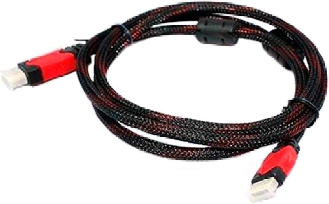 Cable HDMI  1080p, Alta Velocidad Uso Rudo, Adaptador HDMI de Nylon Trenzado Compatible con HDR Dinámico