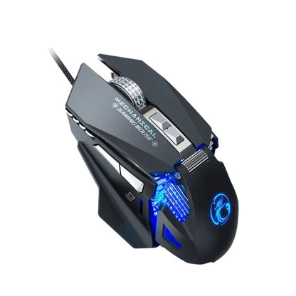 Mouse Led Rgb Raton Usb 7200dpi Negro Gamer