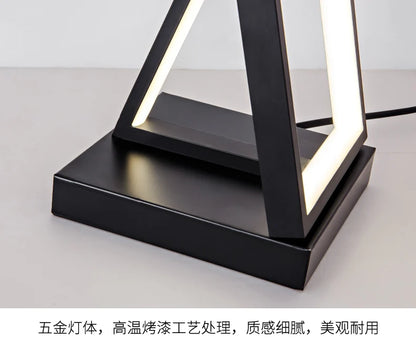 Modern Minimalist LED Table Lamp Nordic Creative Bedroom Bedside Table Table Light Plug-In Living Room Study Office Reading Lamp