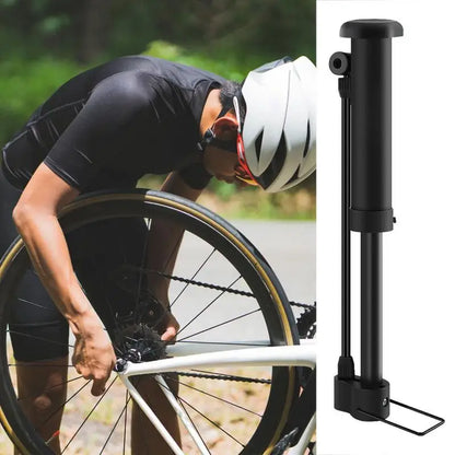 Portable air pump for bicycles and balls 