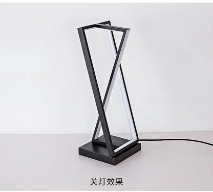 Modern Minimalist LED Table Lamp Nordic Creative Bedroom Bedside Table Table Light Plug-In Living Room Study Office Reading Lamp