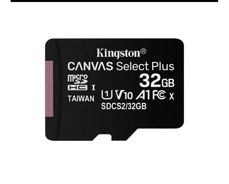 Kingston Canvas Select Plus Micro SD Card 32GB 64GB 128GB 256GB 512GB Memory Card C10 A1 Flash Card Up to 100MB/s read TF Card