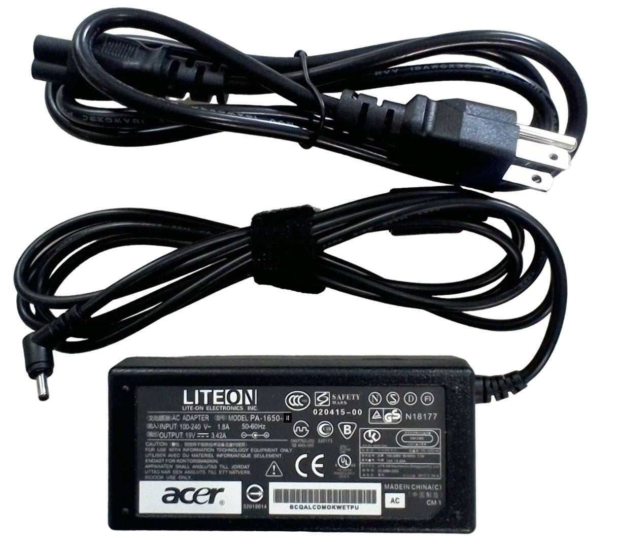 Cargador Original Acer 19v 3.42a 5.5*1.7 Con Cable Corrien - Demsaimp