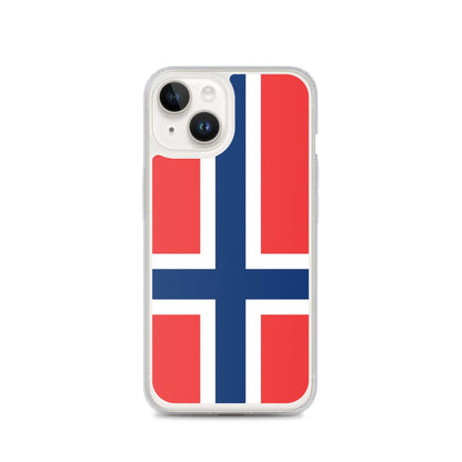 Coque de Télephone Drapeau du Svalbard et de Jan Mayen