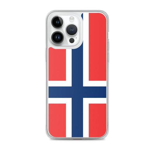 Coque de Télephone Drapeau du Svalbard et de Jan Mayen