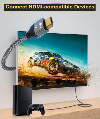 8K 60Hz HDMI Cable 48Gbps Ultra High Speed HDMI2.1