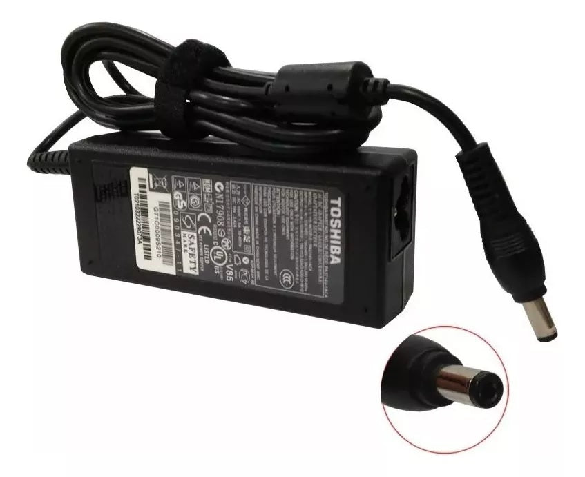 Cargador Original Toshiba Satellite 19v 3.42a Con Cable - Demsaimp