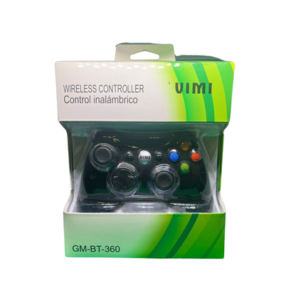 Control Alámbrico Vimi Compatible Xbox 360 Y Pc Windows Gamepad (Negro)